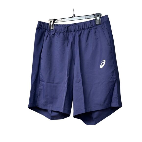 ASICS Men's Court 9In Shorts, Blue, Sz. L - Picture 4 of 9
